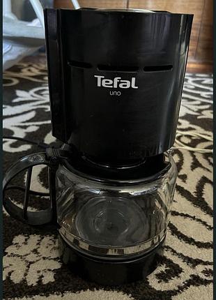 Капельная кофеварка tefal uno (cm121) + фильтры в подарок