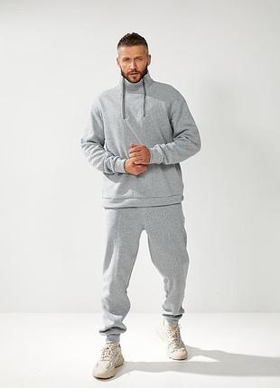 Теплый костюм lx2036 серый xl