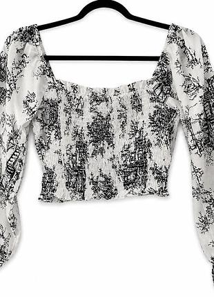 Жіноча укорочена блузка boohoo