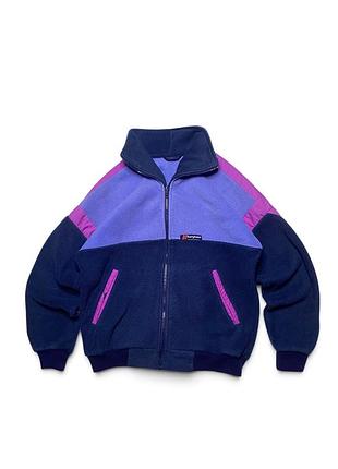 Жіноча вінтажна фліска berghaus polartec colorblock l
