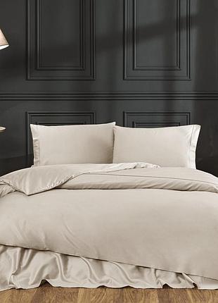 Постільна білизна tivolyo home casual bej делюкс сатин сімейний
