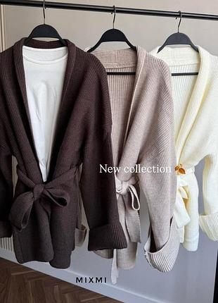 Стильний теплий кардиган в'язка ангора туреччина оверсайз s m l xl