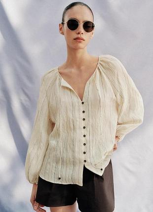 Блуза в полоску от zara