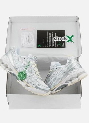 Asics gel x jjjjound kayano 14 silver white