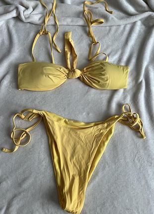 Жовтий купальник розмір s/m/l