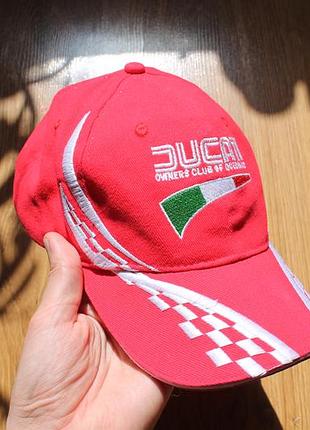 Кепка унисекс гоночная мото ducati owners club / бейсболка дукати