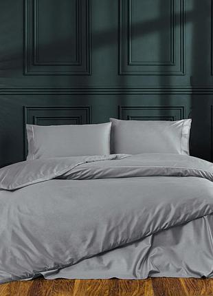 Постільна білизна tivolyo home casual k.grey делюкс сатин сімейний