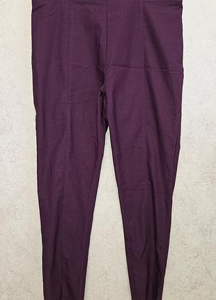 Стильные бордовые брюки/джеггинсы emeliax classics р.18 (xl-2xl)