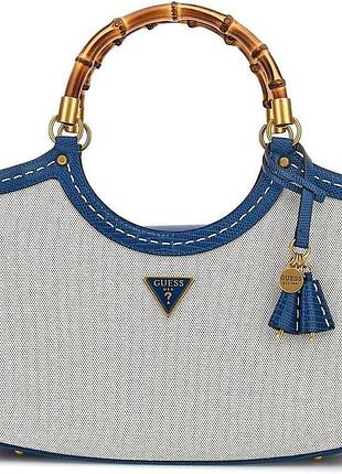 Сумка женская guess с бамбуковыми ручками