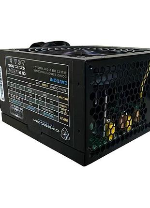 Блок питания casecom cm-650fm atx modular 650 вт с вентилятором 120 мм, активный pfc, box