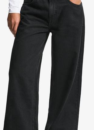 Джинси wide leg бершка