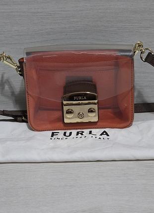 Фирменная кросс боди сумка furla, оригинал