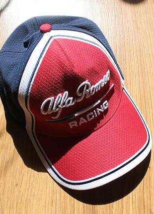 Унісекс гоночна бейсболка мото кепка alfa romeo racing f1 / мерч sauber motorsport