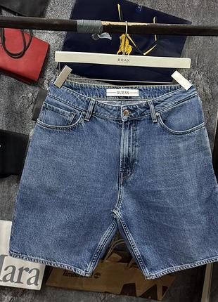 Шорти чоловічі джинсові guess small eim jeanologia denim jeans синій m