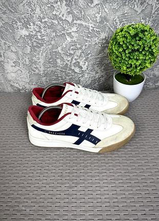 Skechers air-cooled кроссовки 43 размер кожаные спортивные белые