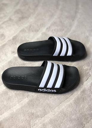 Мужские летние шлепанцы adidas размер 35