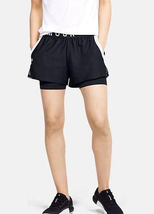 Шорти under armour play up retro two-in-one 1351981-001, м (46-48)