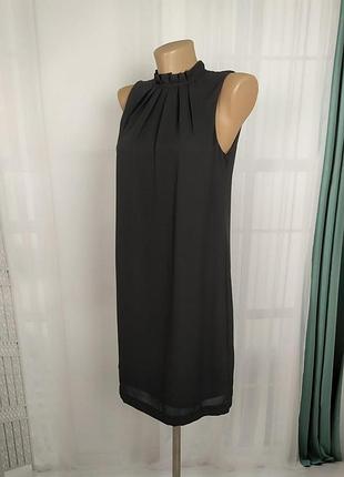 Платье женское нарядное h&m xs 42\44 черное (512)