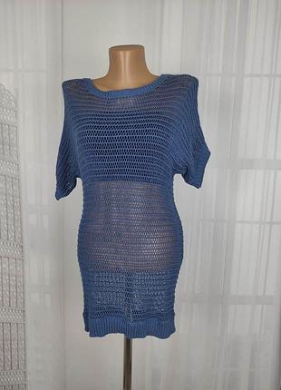 Джемпер женский blue motion м 46/48 голубой арт 2703