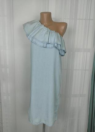 Платье женское летнее cropp xs 40 голубое арт 1854