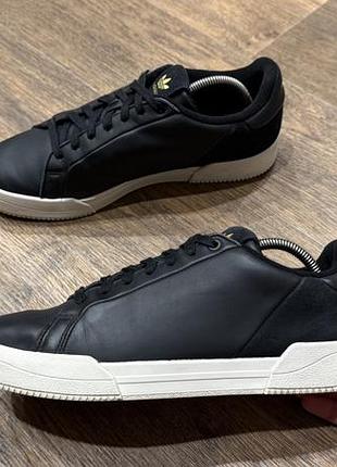 Мужские кожаные кроссовки adidas court tourino, размер 44,5