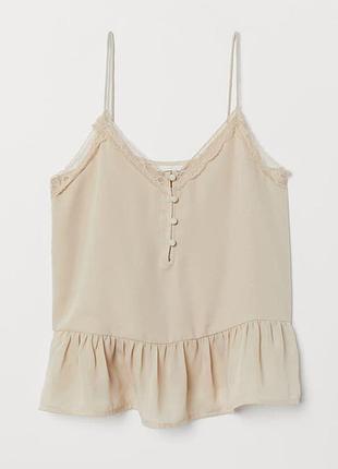 Майка женская h&m 34 бежевая (1972)