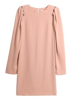 Платье женское h&m 34 (40) бежевое