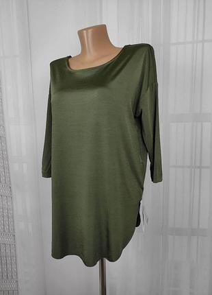 Блуза женская stradivarius 44 /46 хаки (2581)