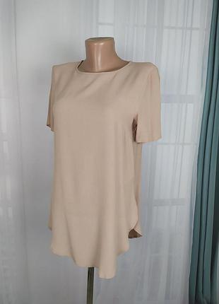 Блуза бежева h&m 34 42-44 бежева арт 333