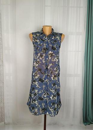 Блуза жіноча h&m xs42 блакитна арт 162