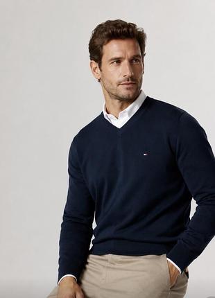 Tommy hilfiger чоловічий джемпер, светр, лонгслів