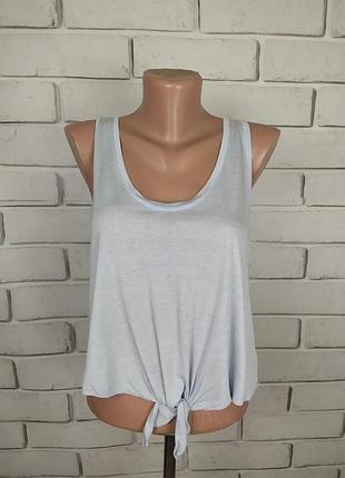 Майка женская h&m м 46/48 голубая (1597)