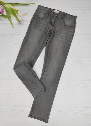 Джинсы на девочку alive skinny 164 серые (1432)