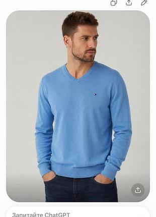 Tommy hilfiger чоловічий джемпер, светр, лонгслів