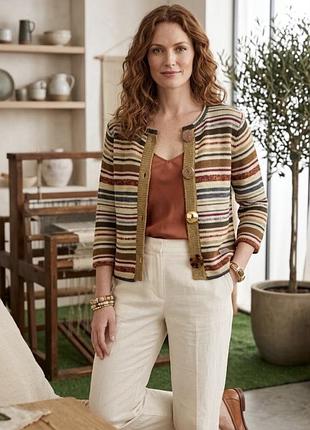 M&s новий дизайнерський жіночий укорочений кардиган рукава 7/8  розмір l