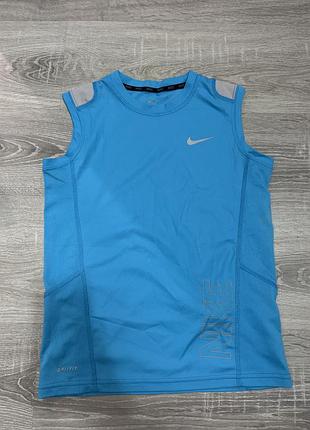 Спортивна майка на хлопчика блакитна nike/найк