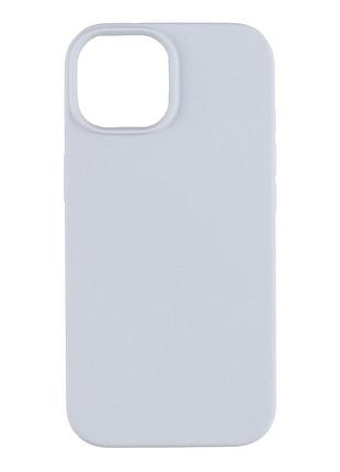 Чехол space silicone case full size aa apple iphone 15 mist blue