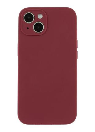 Чохол із захистом камери silicone case full apple iphone 13 plum (31932_2908860)