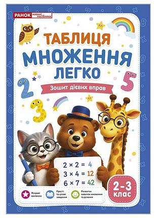Таблица умножения легко