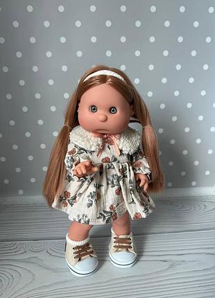 Кукла iris с рыжими волосами antonio juan 23315, 38 см