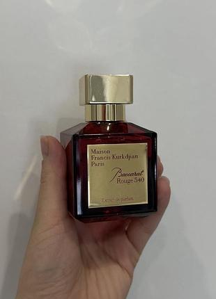 Baccarat rouge 540 extrait de parfum
