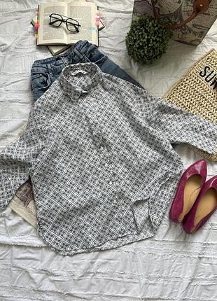 Стильна сорочка zara з льону