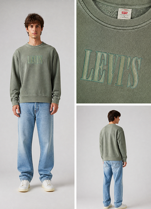 Свитшот levi’s / світшот левіс чоловічий бавовняний повсякденний | оригінал | m, l, xl