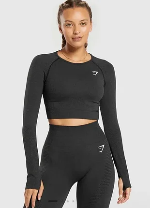 Спортивный топ, кроп-топ gymshark p. l