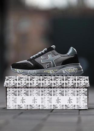 Чоловічі кросівки premiata mick black grey
