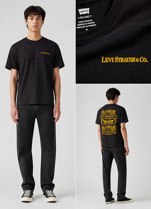 Футболка levi’s / футболка левіс бавовняна з логотипом  оригінал  l, xl