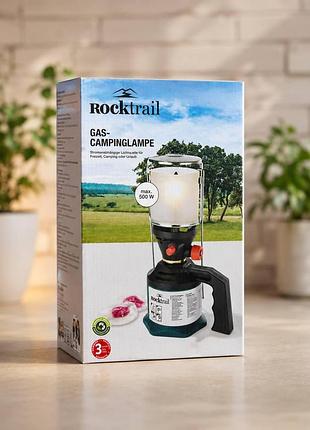 Газова кемпінгова лампа rocktrail ,  є автономним джерелом світла для використання на природі.

максимальна потужність: 500 вт