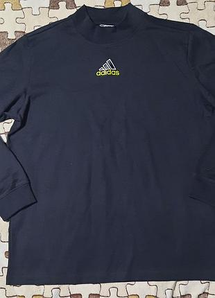 Новый оригинальный лонгслив adidas originals mock neck q1 top (артикул jd5401) размер l/xl