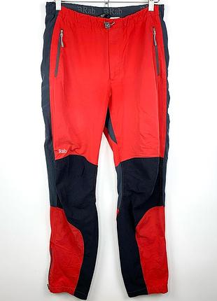 Чоловічі трекінгові штани rab torque pants (розмір l) софтшелл штани для альпінізму та походу