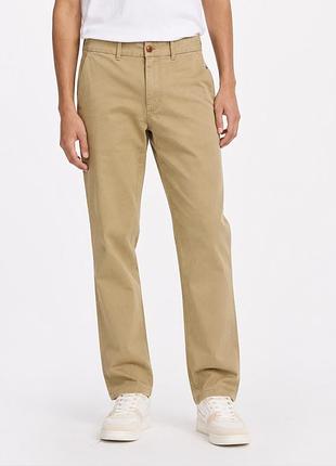 Чоловічі штани tommy jeans chino 34/36 бежеві прямого крою